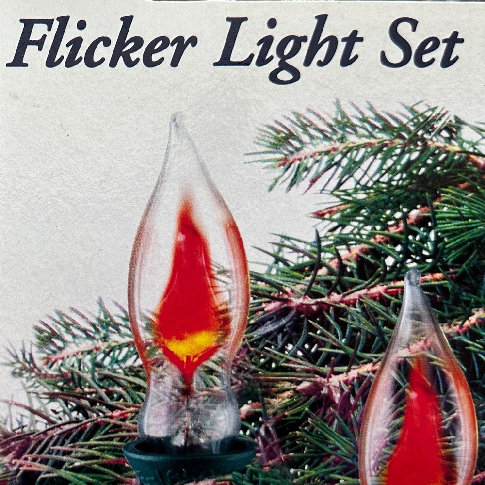 Indoor or Outdoor 7 Light Flicker Light Set New in Box